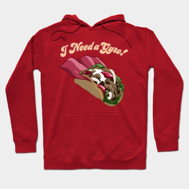 Asplenia Studios "I Need A Gyro!" Hoodie by AspleniaStudios